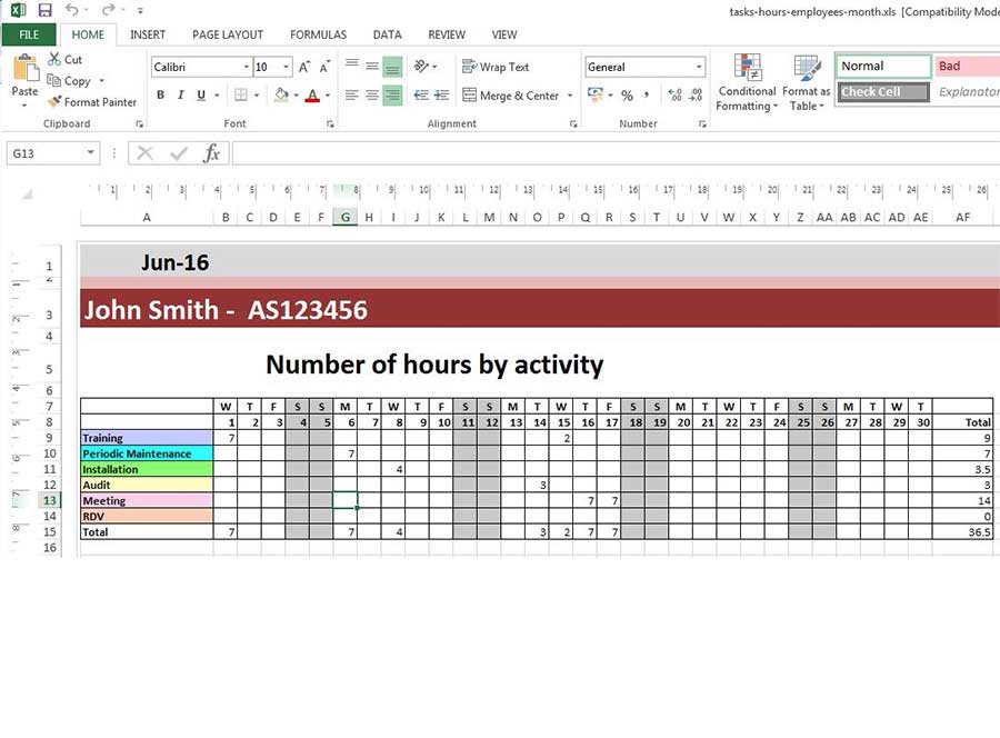 Erstellen Sie Eine Planungsvorlage In Excel Mit Planningpme