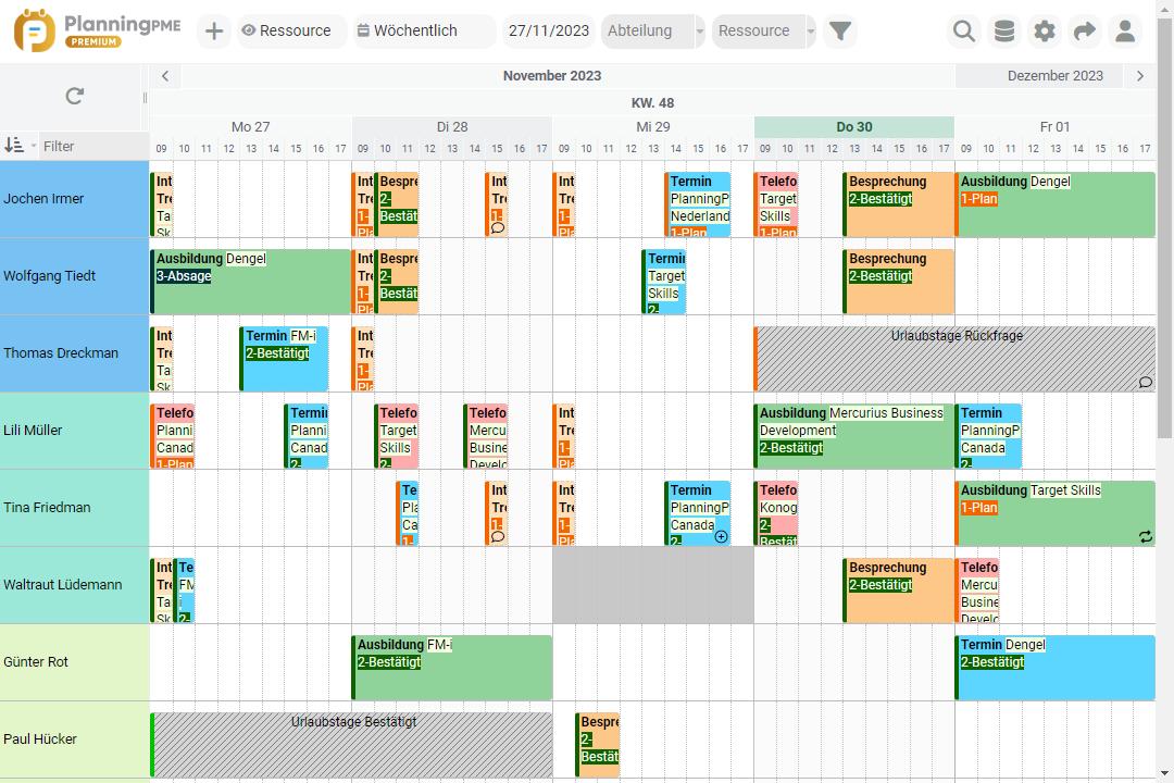 Benutzerhandbuch PlanningPME Web Access